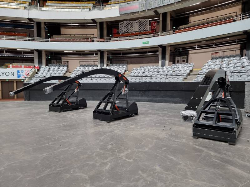 Armature des buts de basket sans panneau ni cercle personnalisé en noir