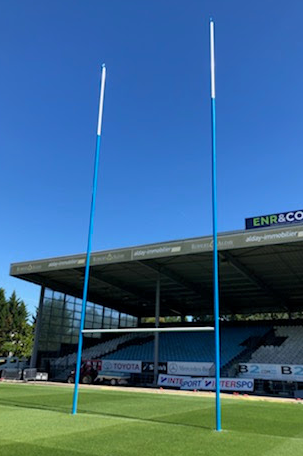 Equipez vos terrains avec des poteaux de rugby solides, durables et sur mesure pour clubs et collectivités à Grenobl