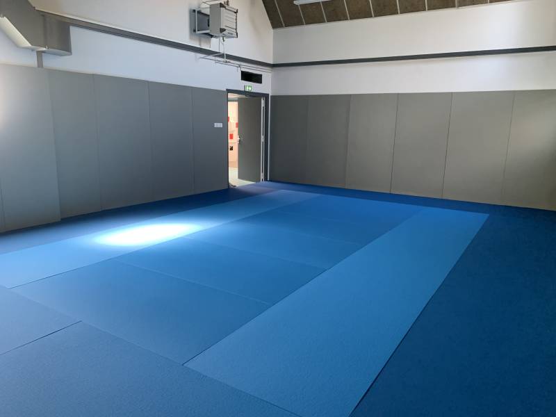 Vue d'ensemble d'une autre salle réhabilité en Dojo