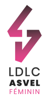 Logo LDLC Asvel féminin club de basket sur Lyon 